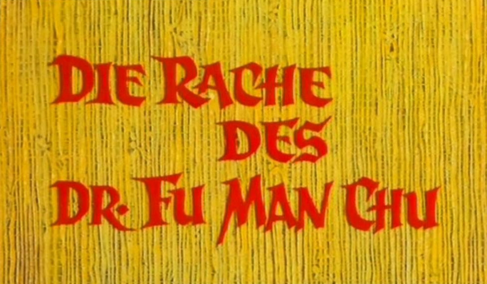 Rache des Dr. Fu Man Chu, Die
