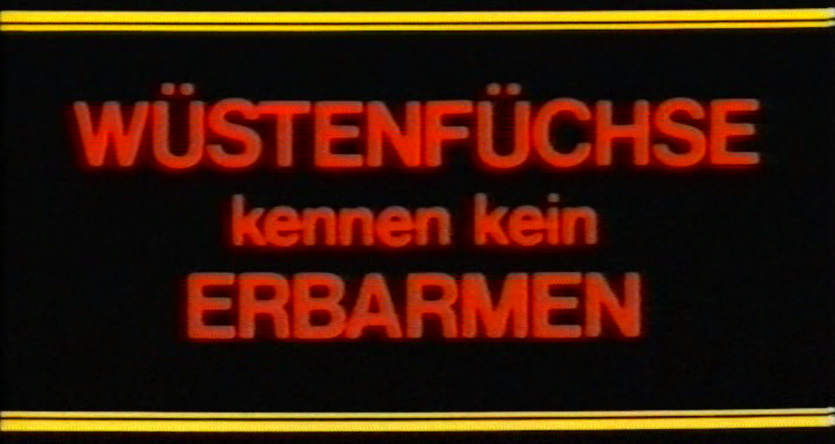 Wüstenfüchse kennen kein Erbarmen