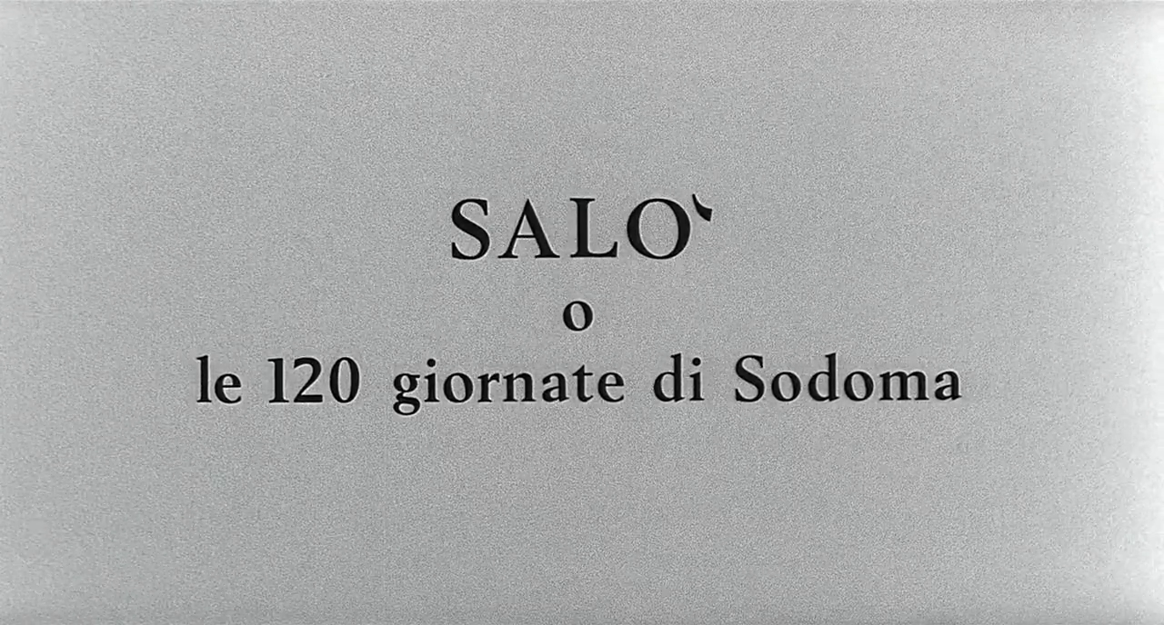 120 Tage von Sodom, Die
